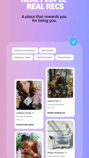 Benable: for influencers & all screenshot