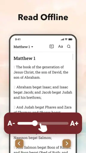 Bible Audio - KJV Daily Verse screenshot