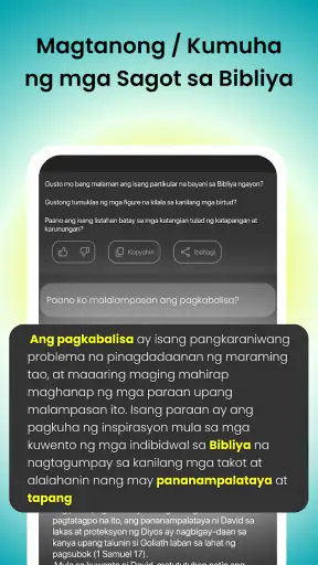 Bible Chat - Banal na Bibliya screenshot