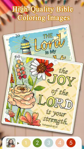 Bible Color Paint By Number screenshot