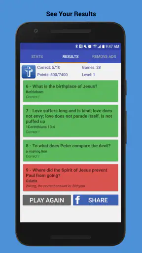 Bible Trivia screenshot