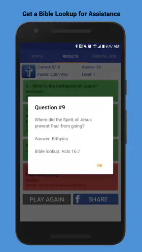 Bible Trivia screenshot