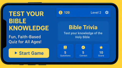 Bible Trivia Quiz game Offline screenshot