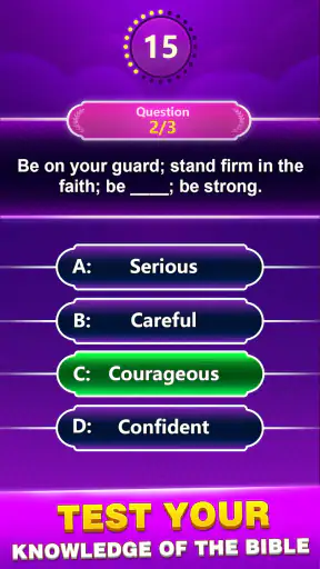 Bible Trivia - Word Quiz Game screenshot