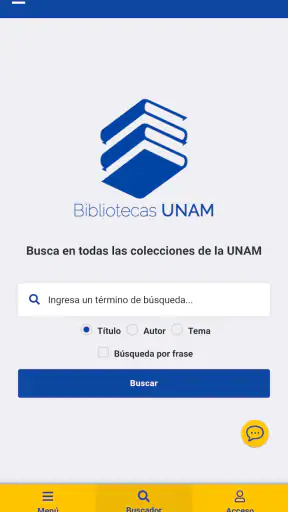 Bibliotecas UNAM screenshot