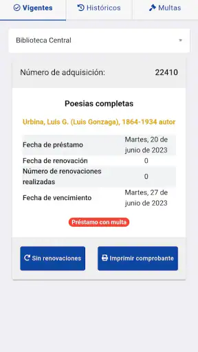 Bibliotecas UNAM screenshot