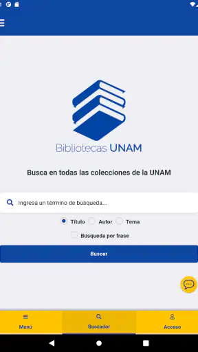 Bibliotecas UNAM screenshot