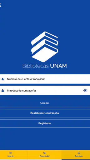 Bibliotecas UNAM screenshot