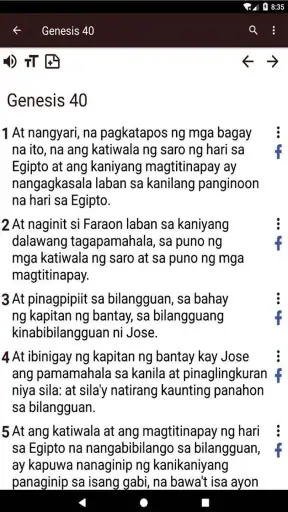 Bibliya sa Tagalog offline screenshot