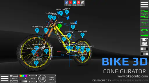 Bike 3D Configurator screenshot