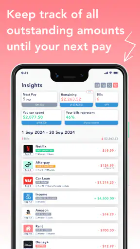 BillOut - Bill Reminder screenshot
