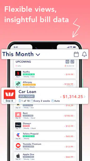 BillOut - Bill Reminder screenshot