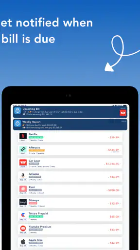 BillOut - Bill Reminder screenshot
