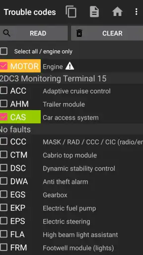 bimmer-tool screenshot