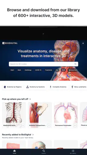 BioDigital Human - 3D Anatomy screenshot