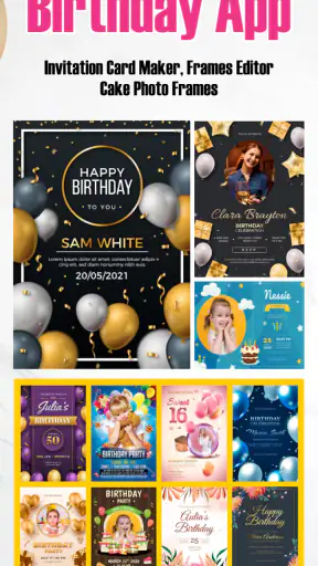 Birthday Invitation Card Maker screenshot