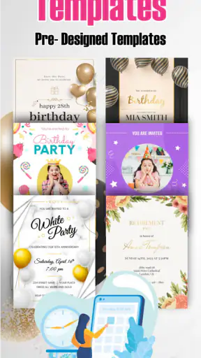 Birthday Invitation Card Maker screenshot