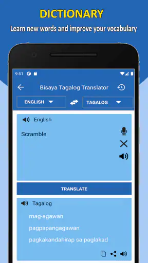 Bisaya to Tagalog Translator screenshot