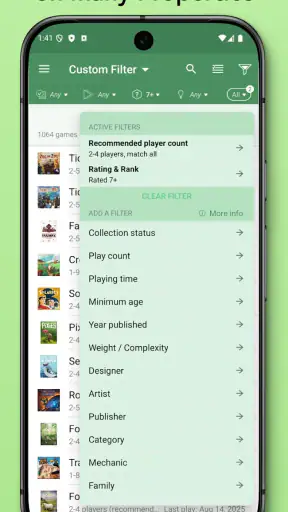 Board Game Stats screenshot