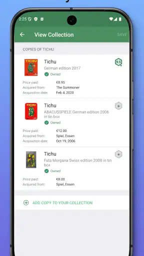 Board Game Stats screenshot