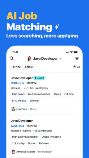 bossjob: Chat & Job Search screenshot