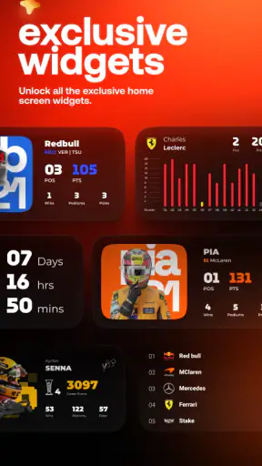 Box Box Club: Formula Widgets screenshot