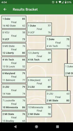 Bracket Tracker screenshot