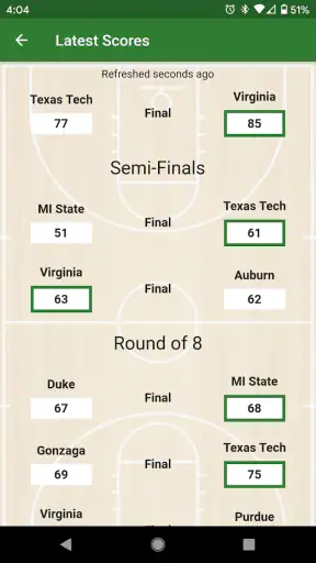 Bracket Tracker screenshot