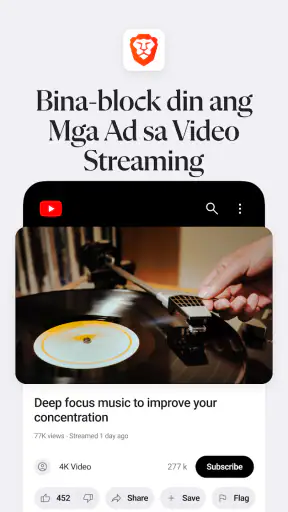 Brave Private Web Browser screenshot