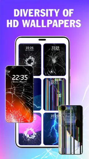 Broken Screen: Magic Wallpaper screenshot
