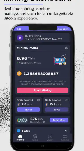 BTC Cloud Mining(Crypto Miner) screenshot