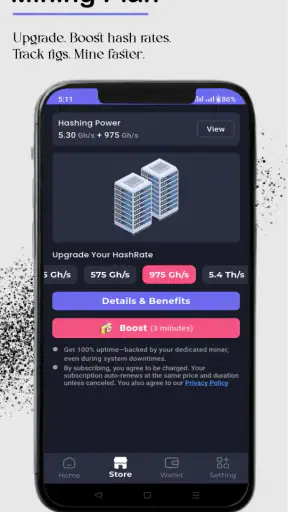 BTC Cloud Mining(Crypto Miner) screenshot