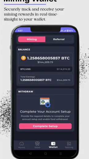 BTC Cloud Mining(Crypto Miner) screenshot