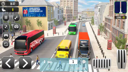 Bus Driving Simulator Bus game screenshot
