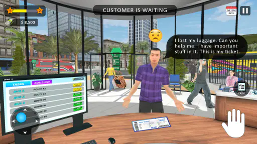 Bus Terminal Manager Simulator screenshot