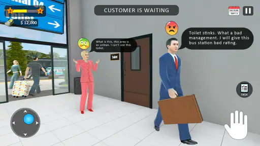 Bus Terminal Manager Simulator screenshot