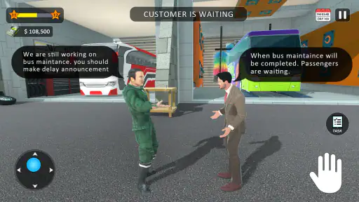 Bus Terminal Manager Simulator screenshot