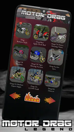 Bussid Motor Drag Legend screenshot