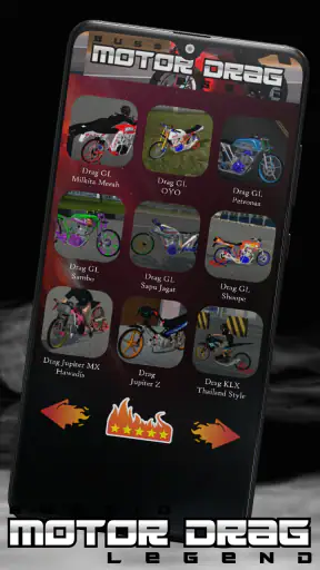Bussid Motor Drag Legend screenshot