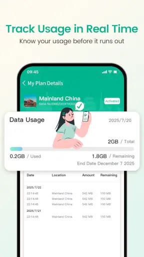 ByteSIM eSIM - Data Plan screenshot