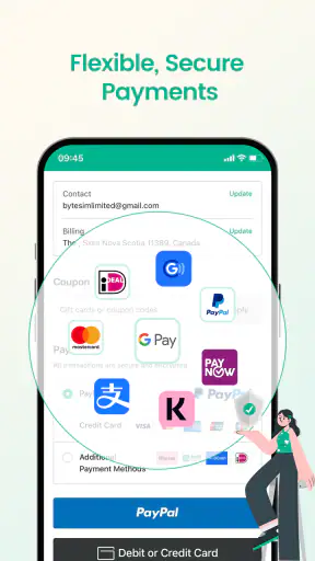 ByteSIM eSIM - Data Plan screenshot