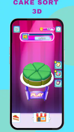 Cake sort : 3d match puzzle screenshot