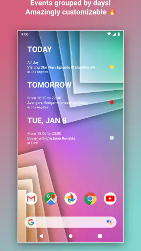 Calendar Widget Agenda Planner screenshot