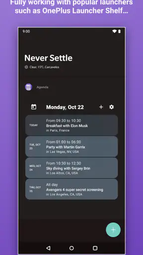 Calendar Widget Agenda Planner screenshot
