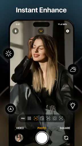 Camera phone 15 Pro Max OS 17 screenshot