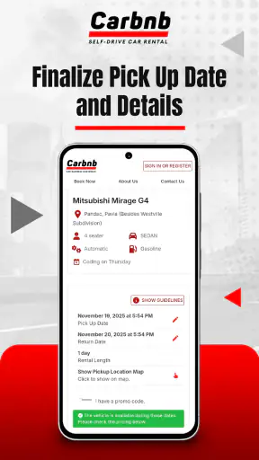 Carbnb screenshot