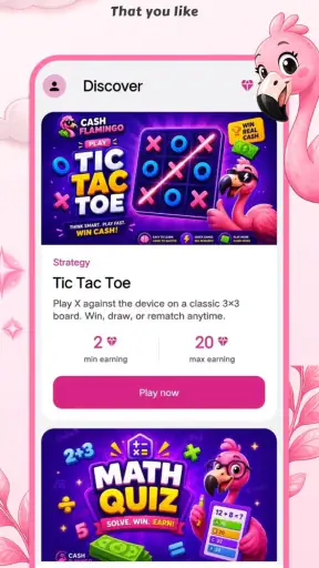 Cash Flamingo: Games & Rewards screenshot