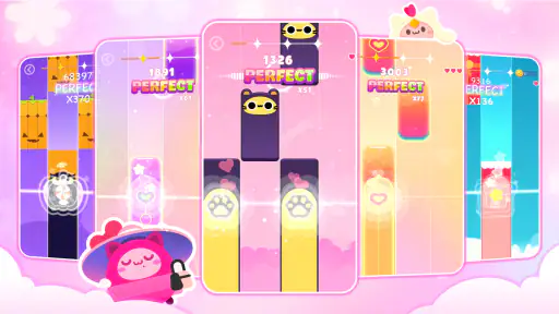 Cat Cute Tiles: Piano Games screenshot