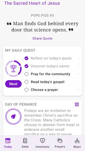 Catho+: Bibliya, Misa, Dasal screenshot