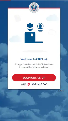 CBP Link screenshot